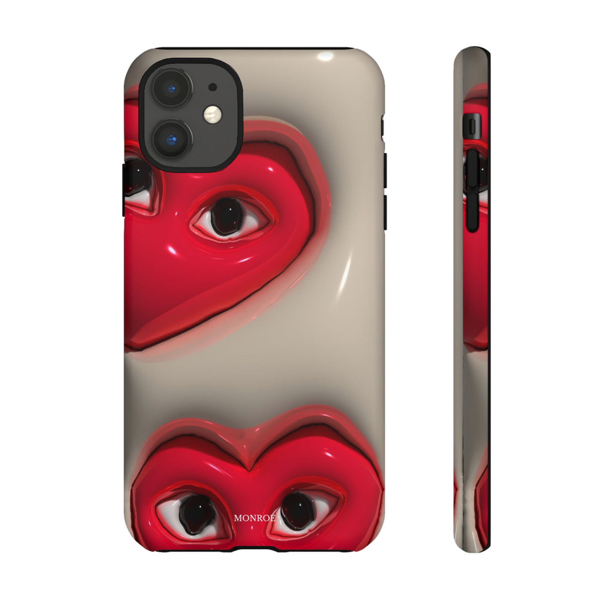 Red Heart Eyes Tough Case
