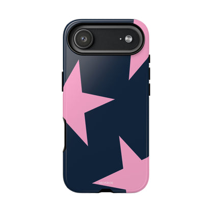 Navy & Pink Star Tough Cover