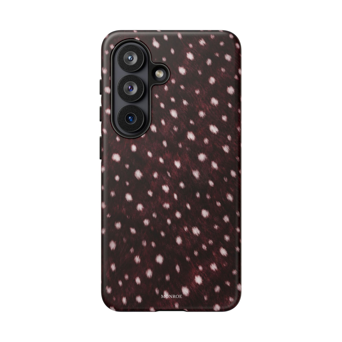 Burgundy Spotted Fur Tough Case