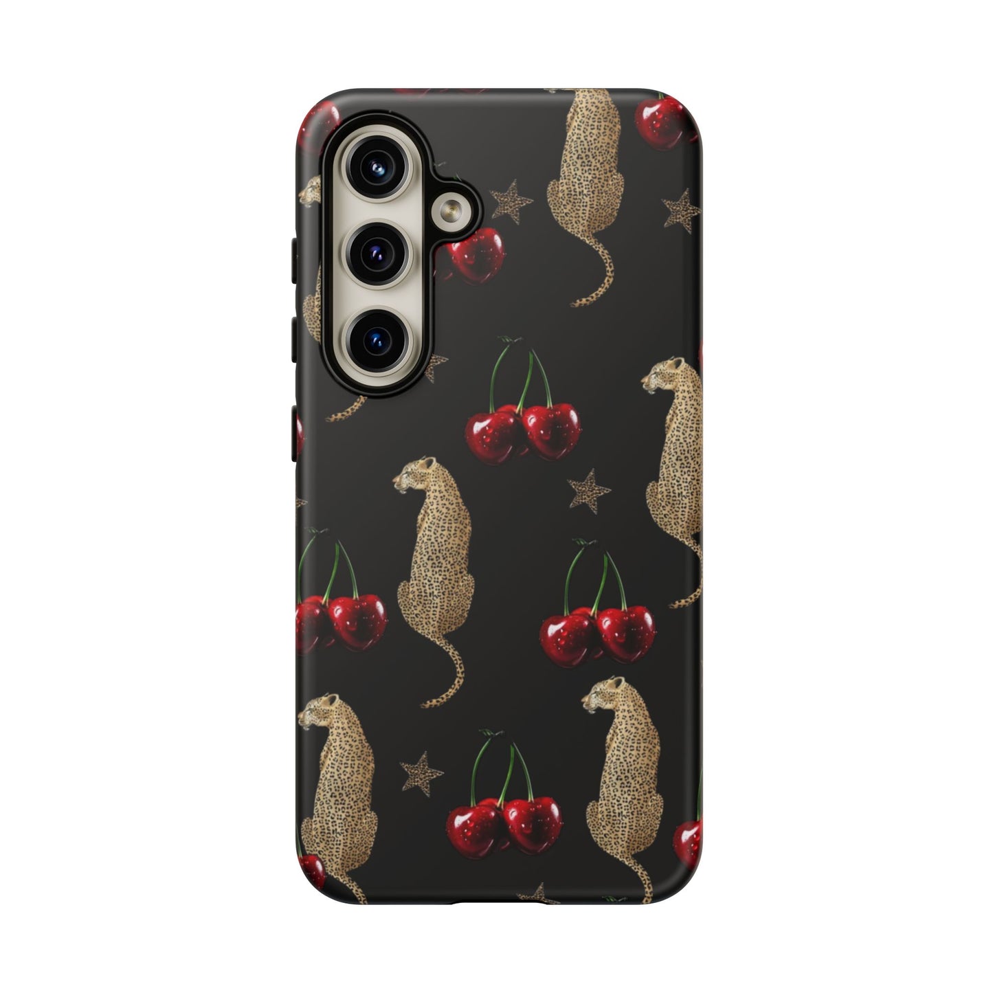 Leopard & Cherry Tough Case