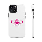 Pink Irish Claddagh Symbol Tough Phone Case