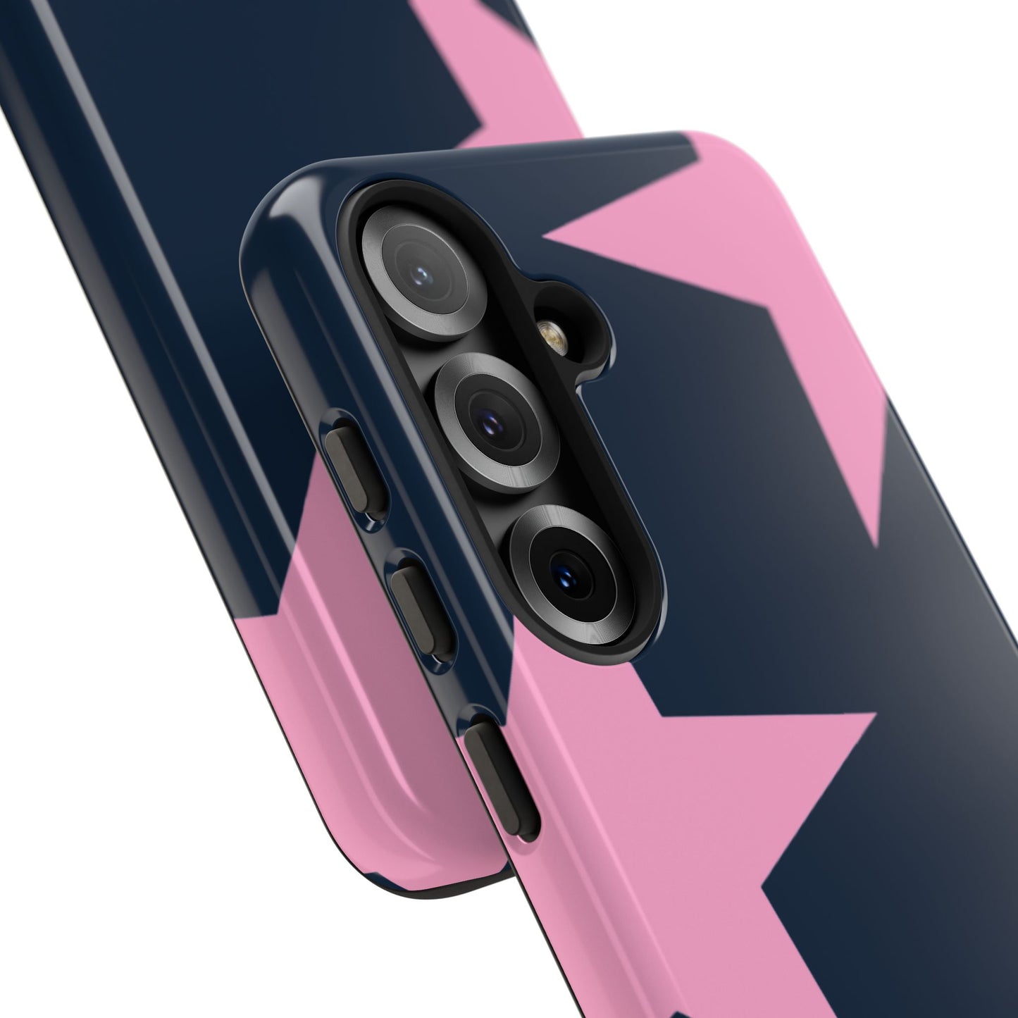 Navy & Pink Star Tough Cover