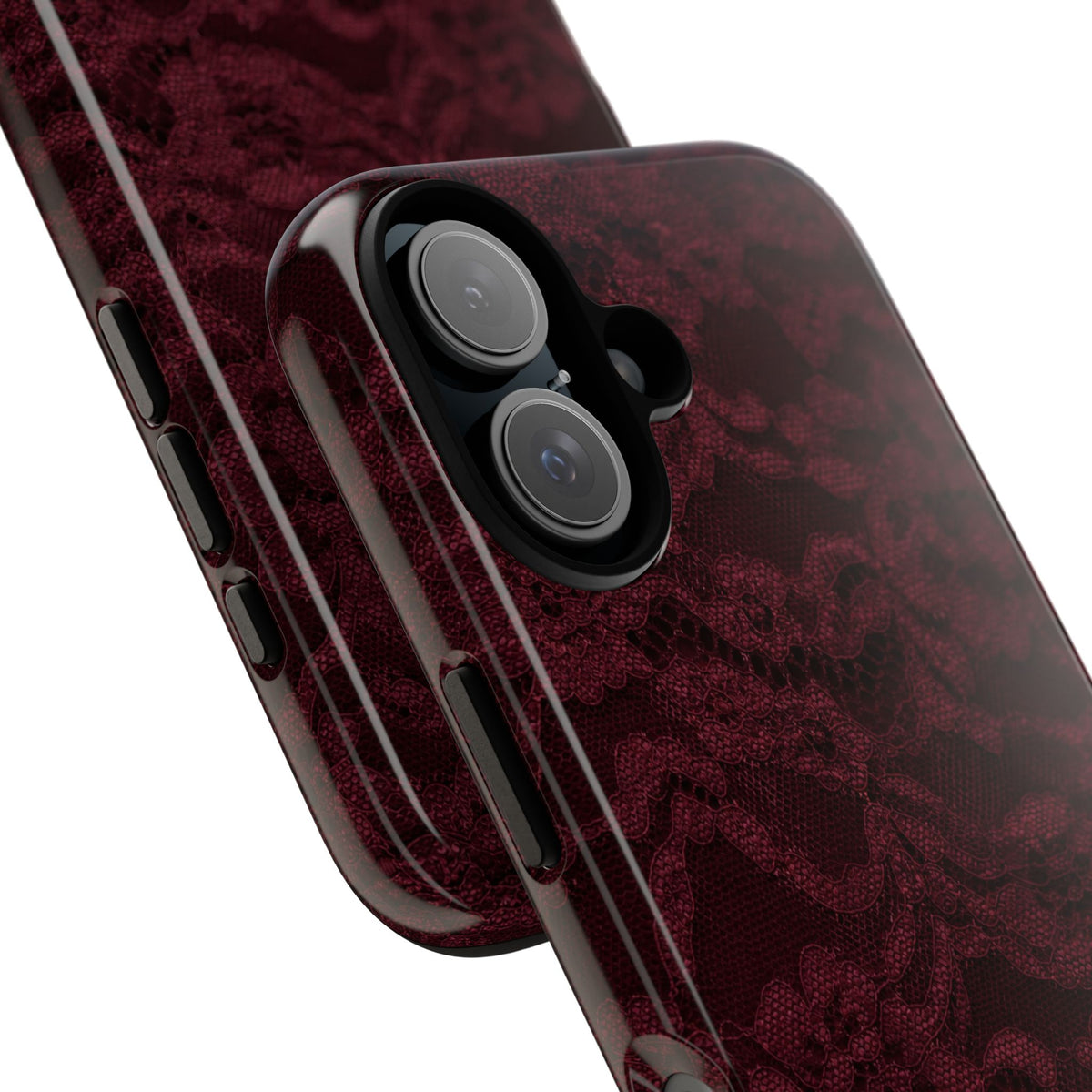 Burgundy Lace Tough Case