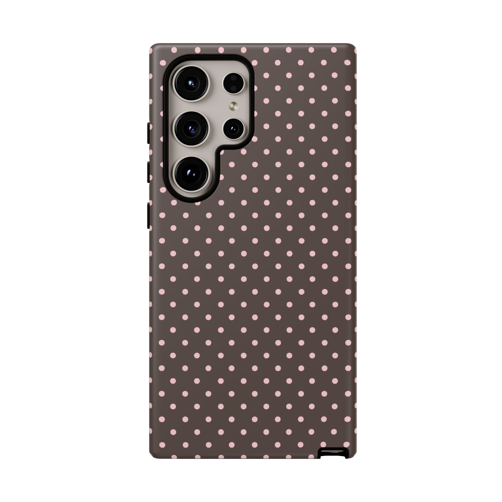 Brown Polka Phone Case