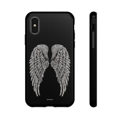 Silver Angel Wings Tough Case