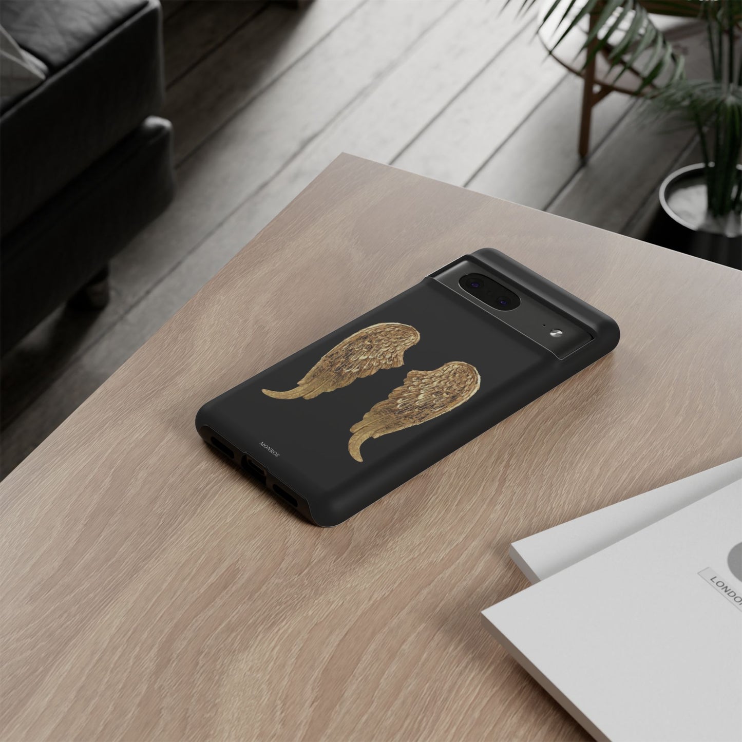 Gold Angel Wings Tough Case