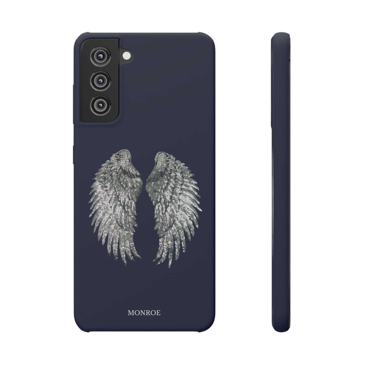 Navy Angel Wings Case