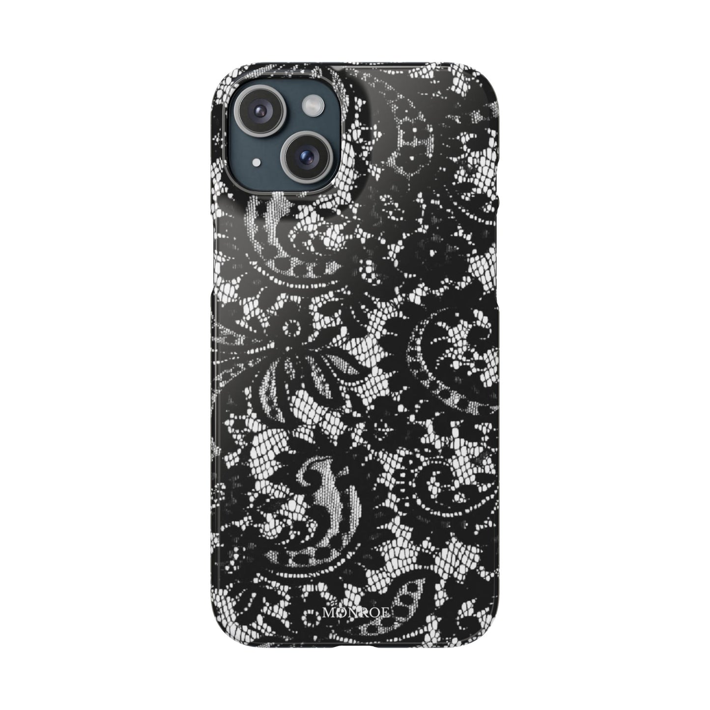 Black Lace Elegant Pattern Case