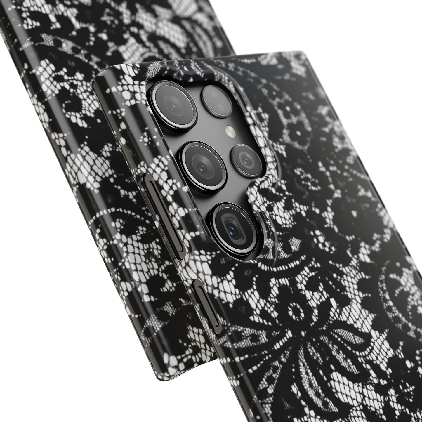 Black Lace Elegant Pattern Case