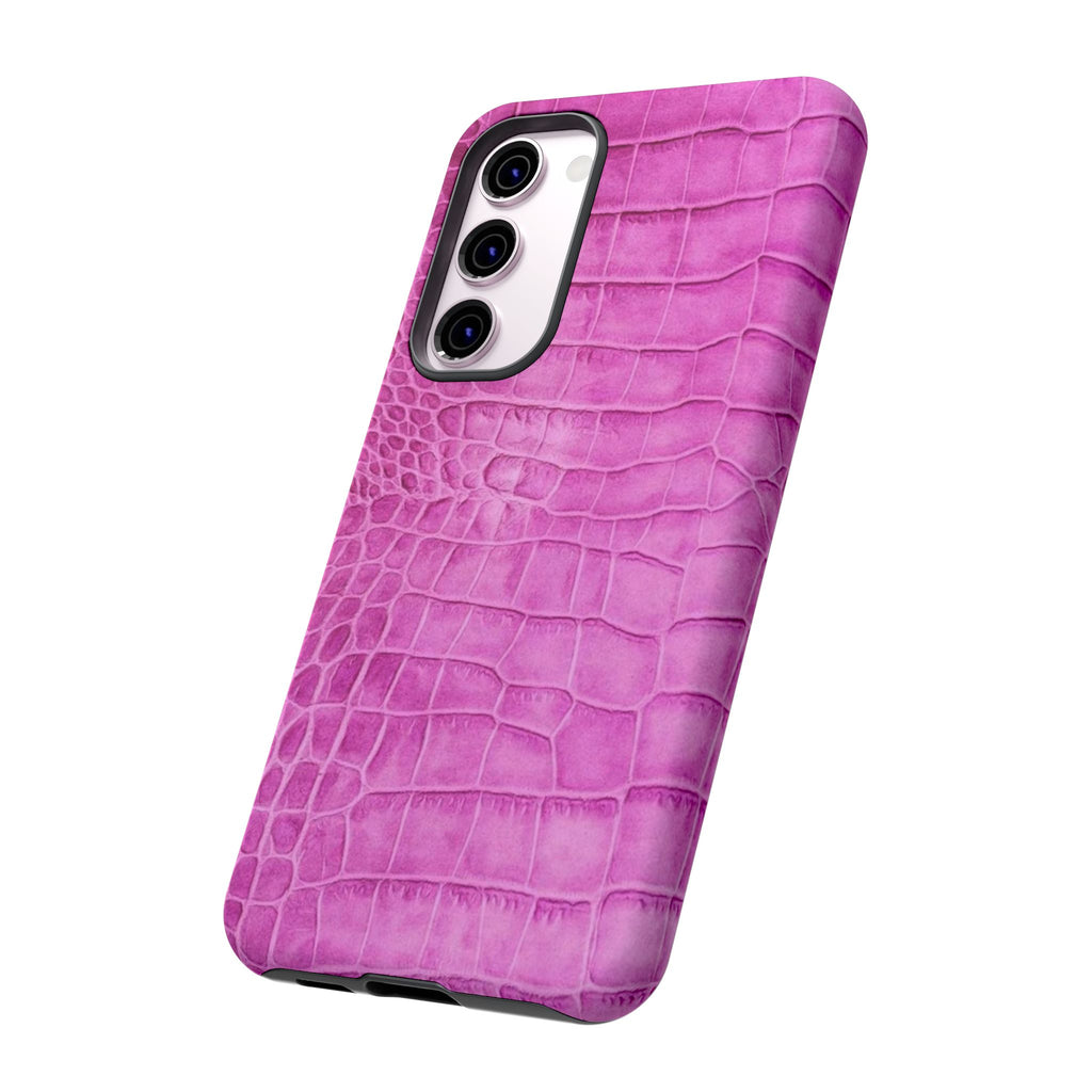 Purple Croc Phone Case