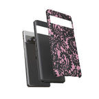 Pink Lace Pattern Tough Phone Case