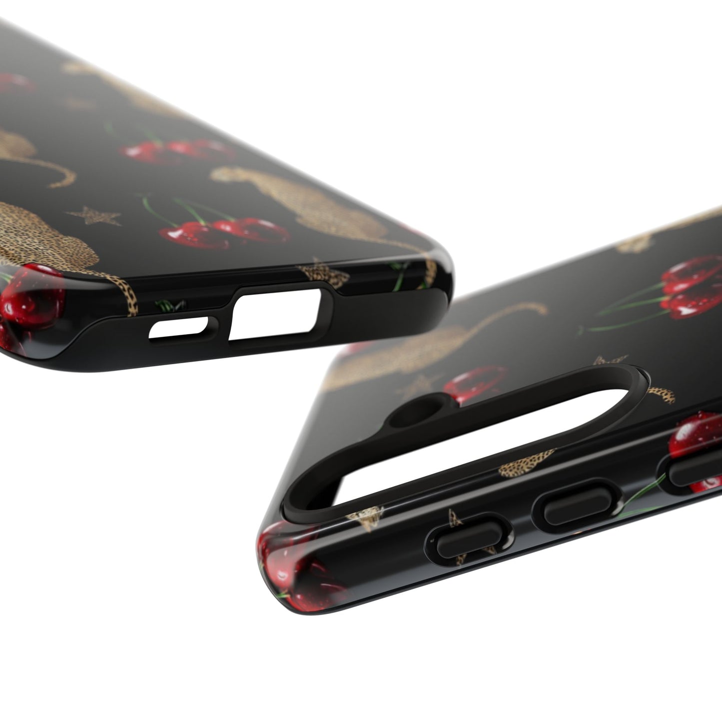 Leopard & Cherry Tough Case