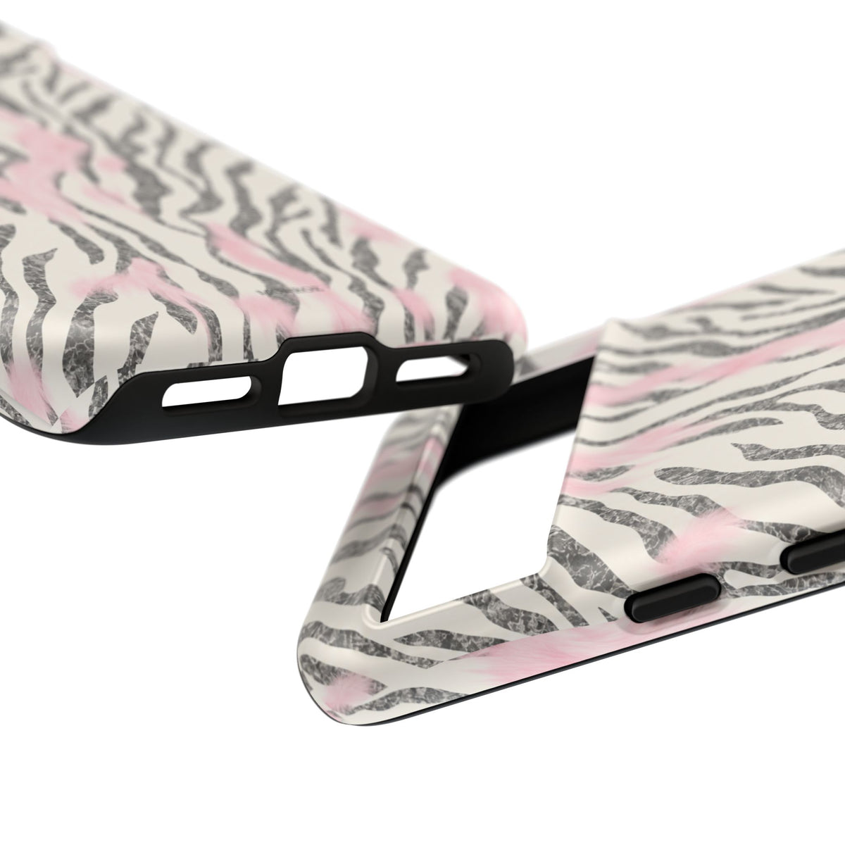 Light Pink Zebra Tough Case