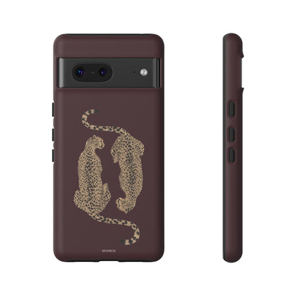 Burgundy Cheetah Tough Case