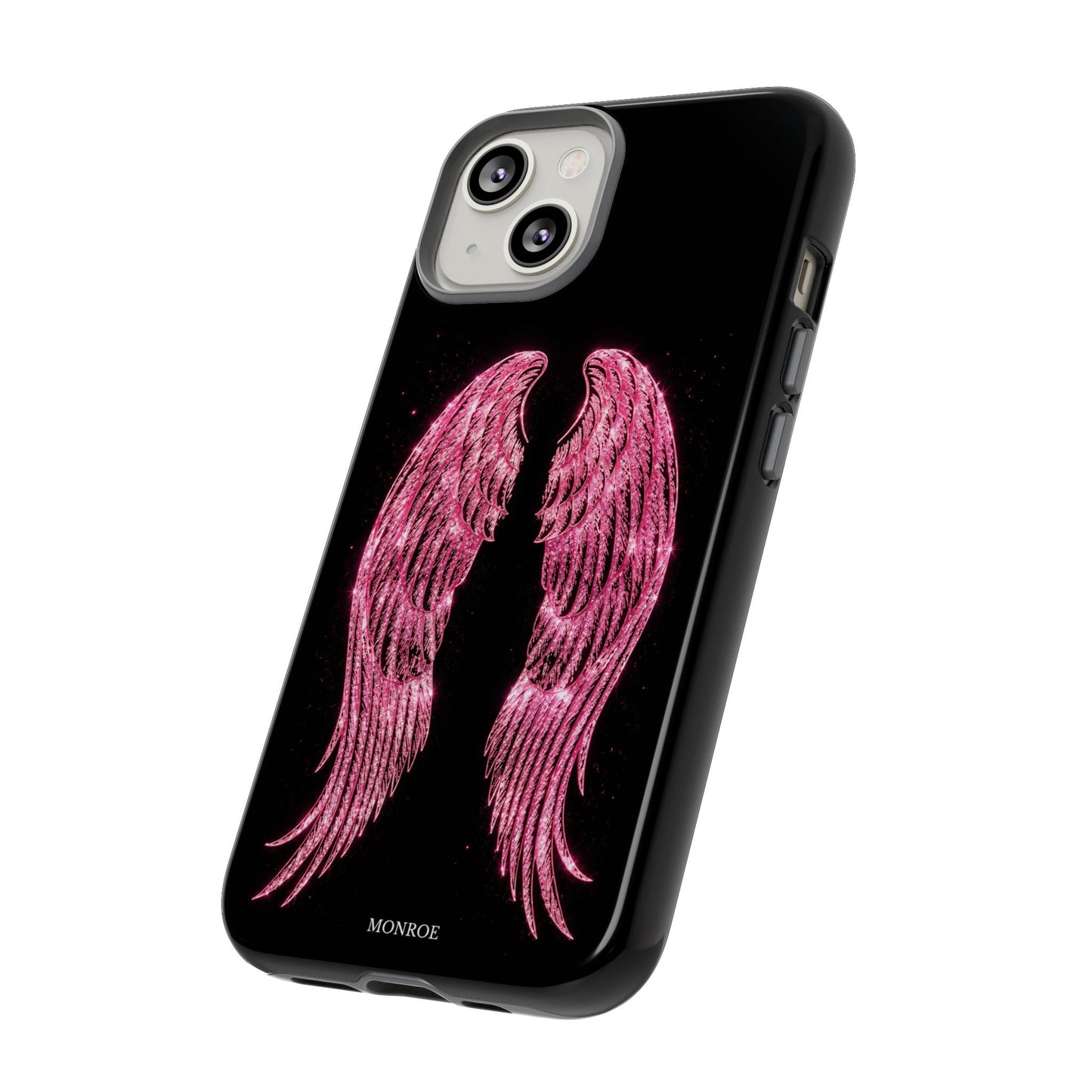 Pink Glitter Angel Tough Case