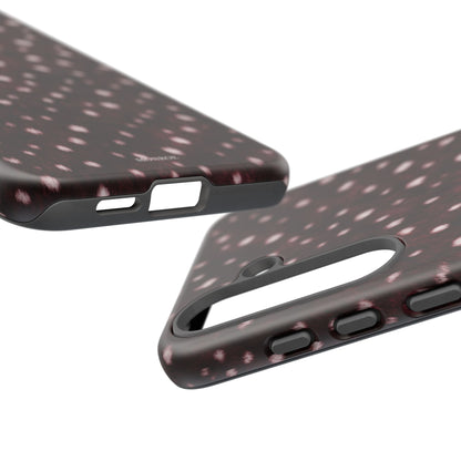 Burgundy Spotted Fur Tough Case