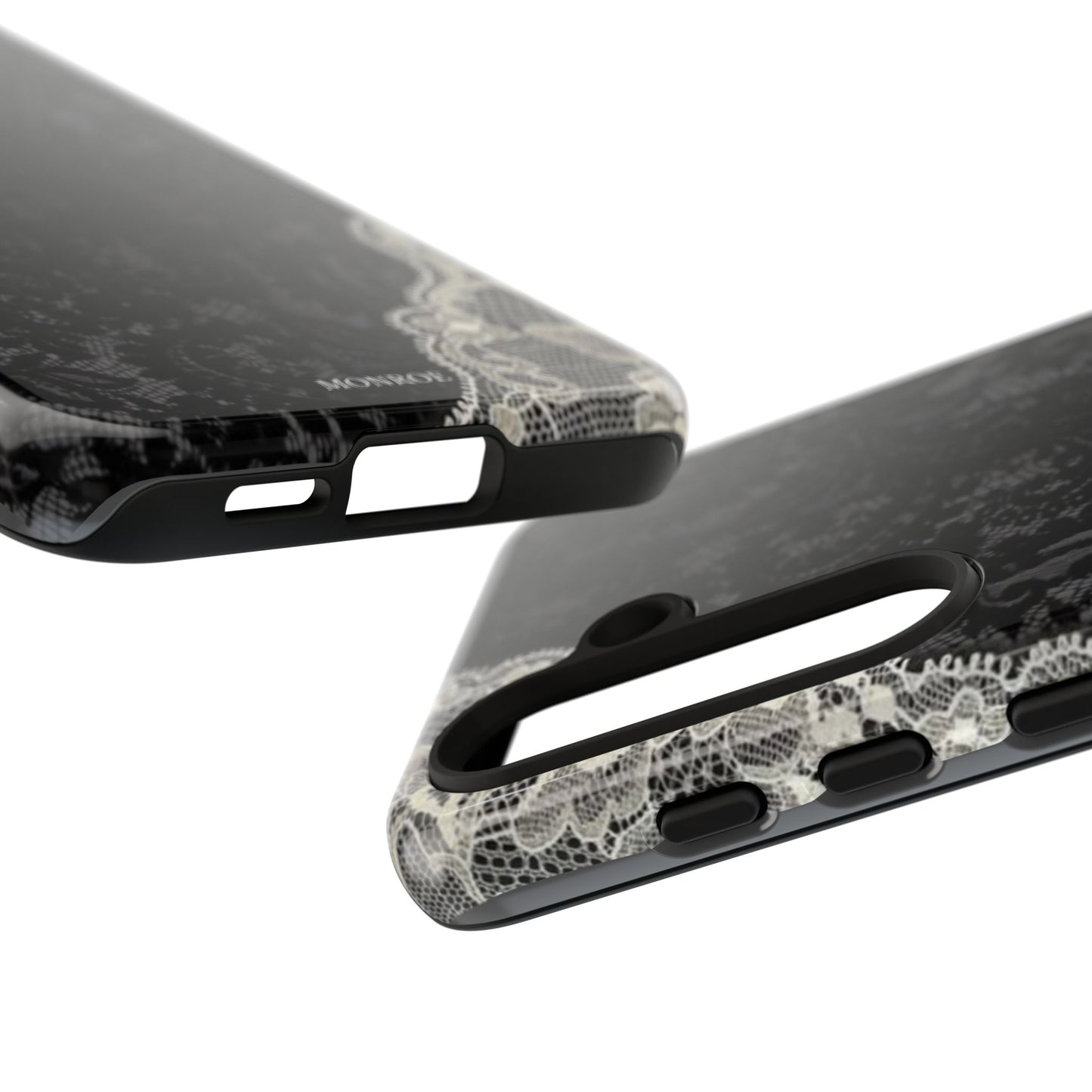 Black & White Edged Tough Case