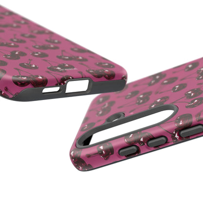 Burgundy Cherries Tough Case