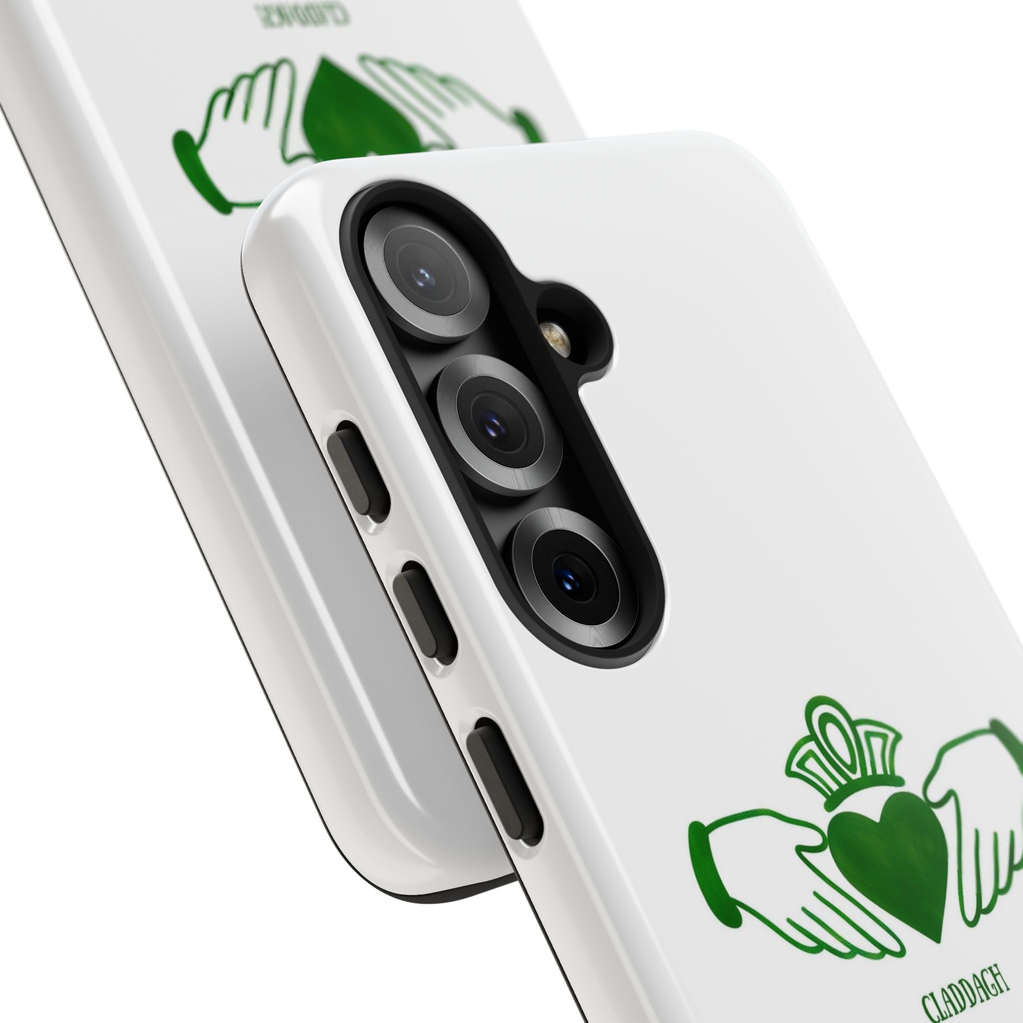 Irish Claddagh Symbol Green Tough Case