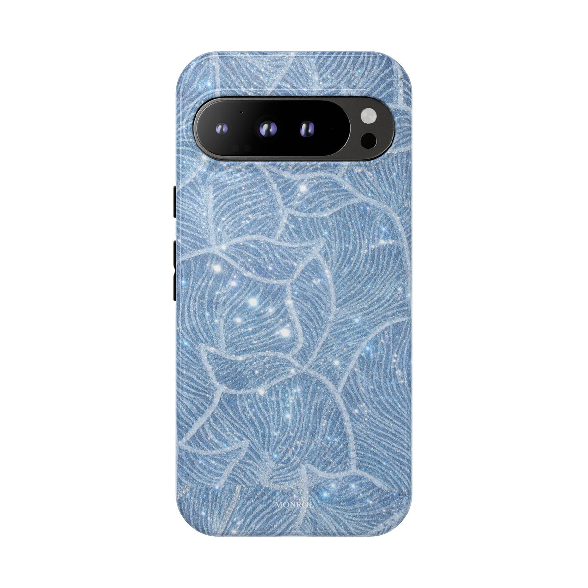 Glacier Blue Floral Tough Case