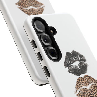 Leopard Glam Lip Tough Case