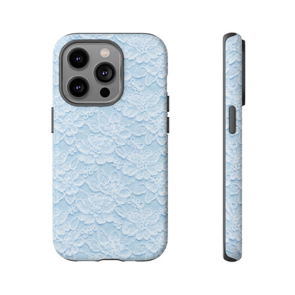 Glacier Blue Lace Tough Case