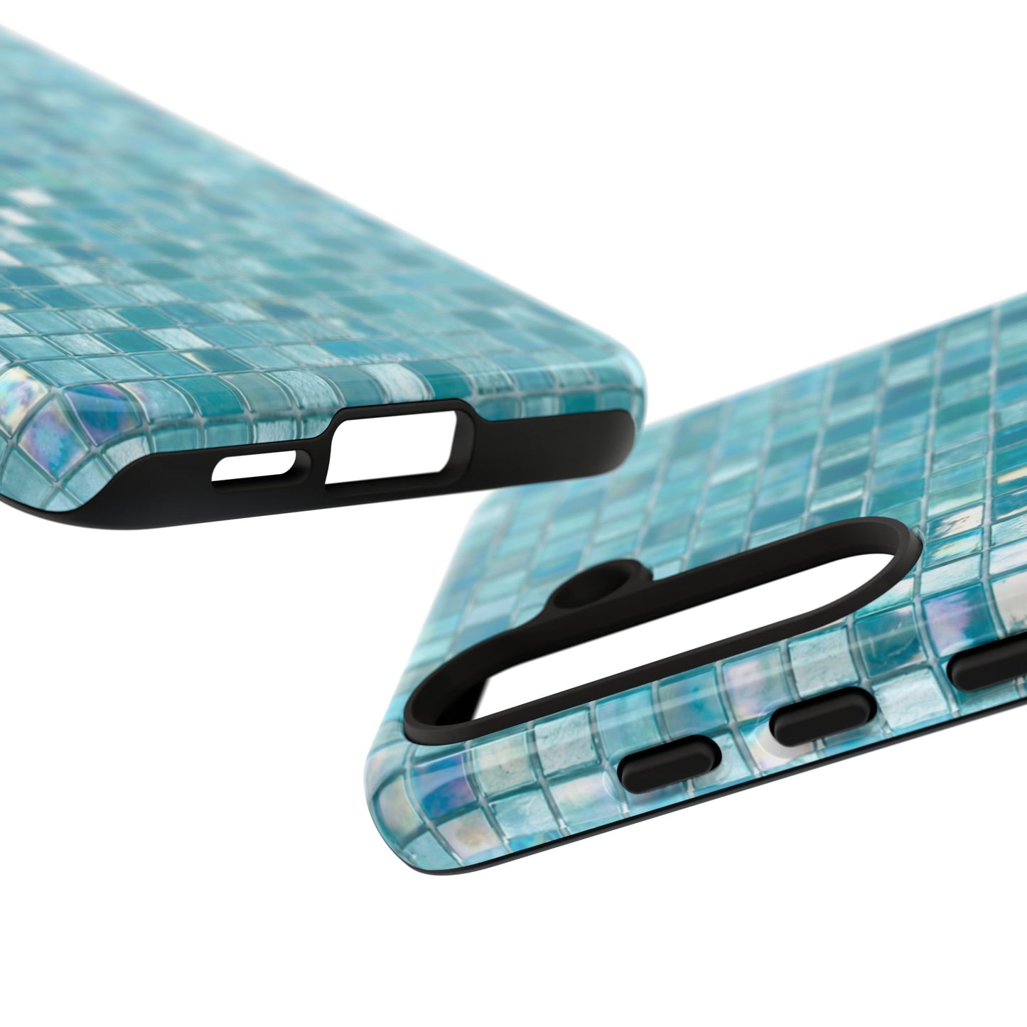 Hot Blue Mosaic Tile Tough Case