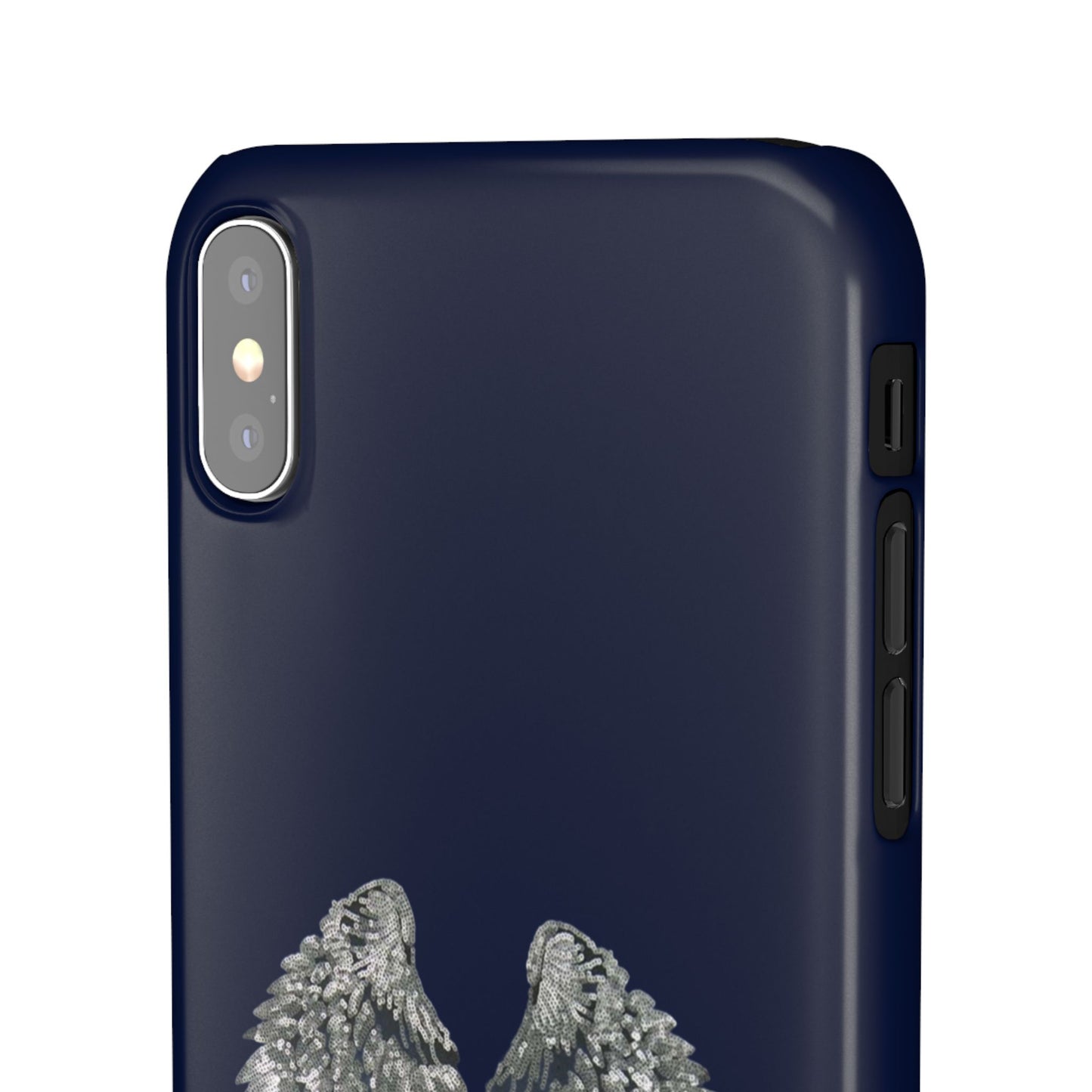 Navy Angel Wings Case