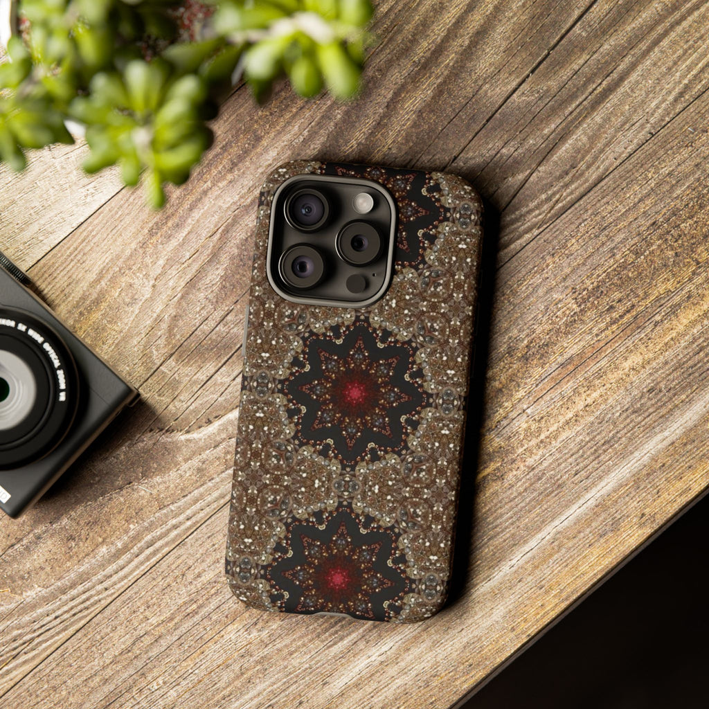 Brown Mandala Tough Protective Case