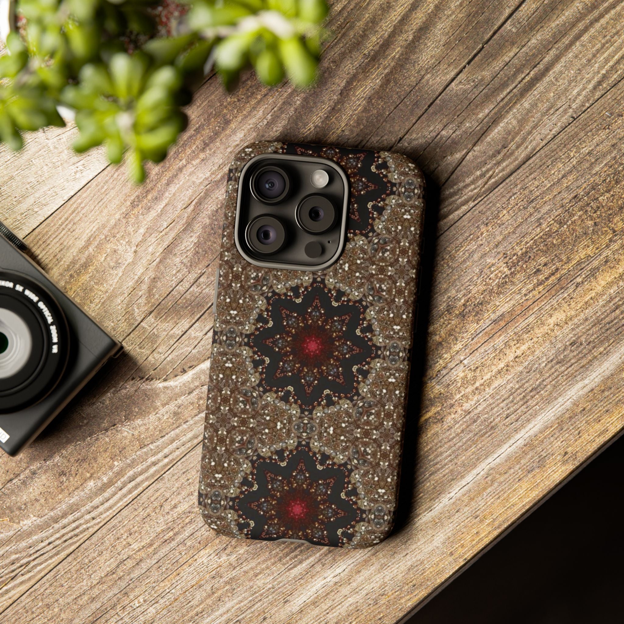 Brown Mandala Tough Protective Case