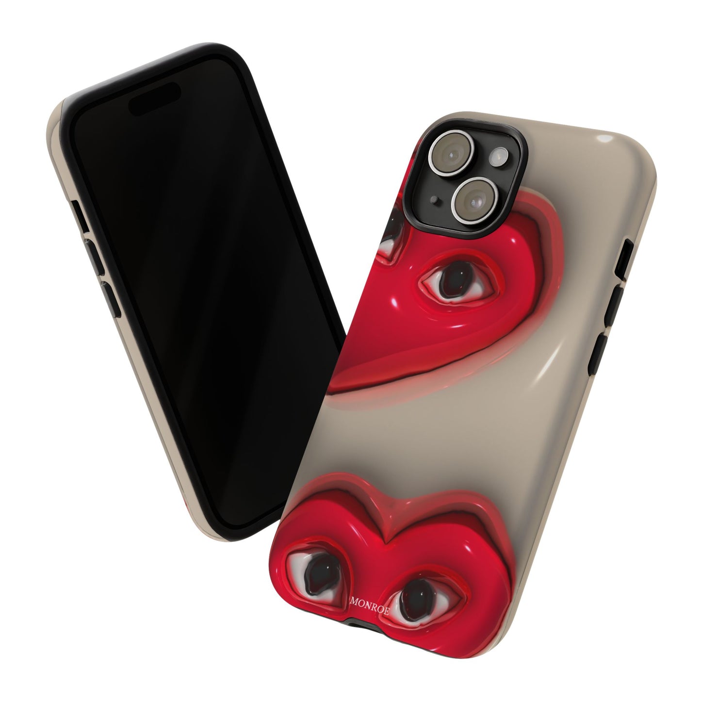 Red Heart Eyes Tough Case