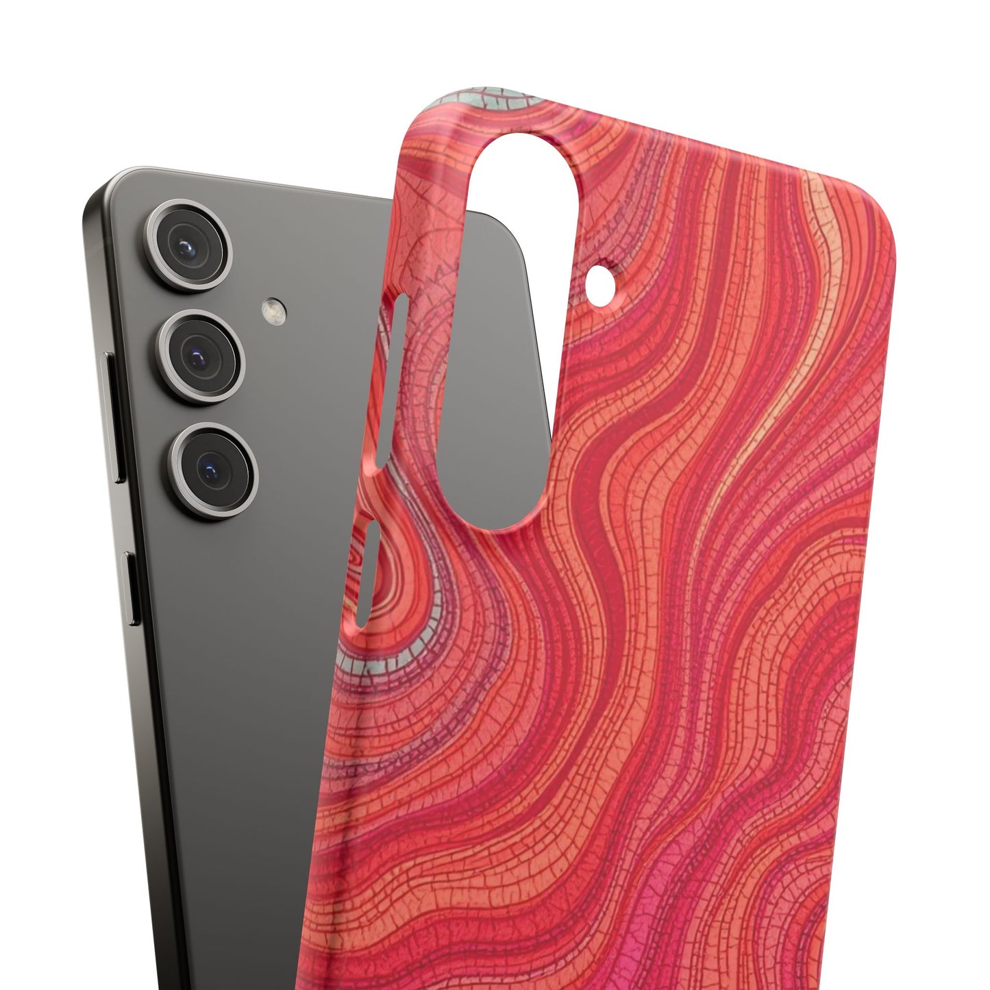 Retro Wavy Red Case