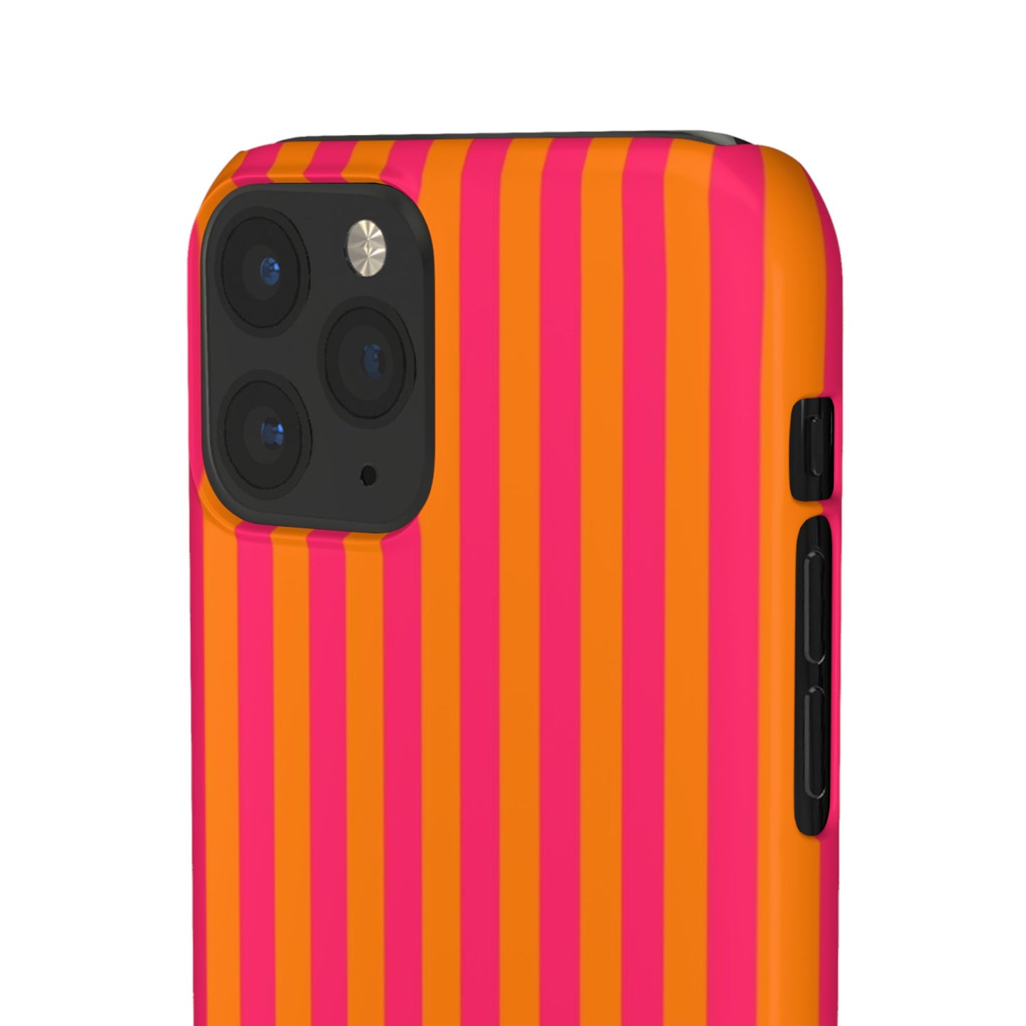 Striped Orange & Pink Case