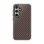 Brown Polka Phone Case