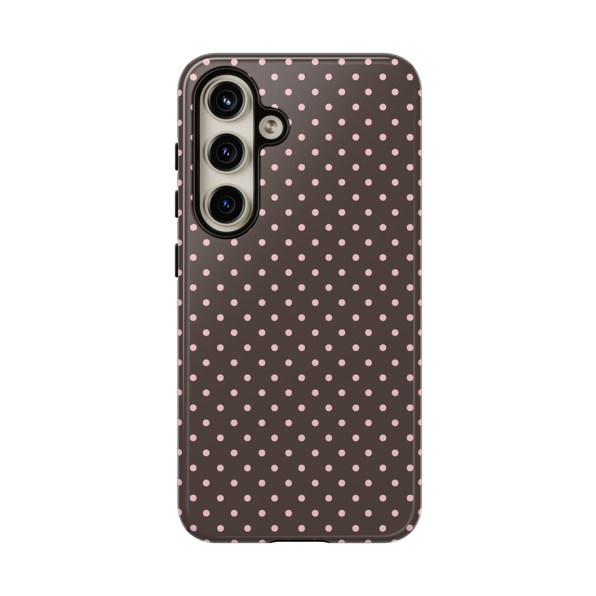 Brown Polka Phone Case