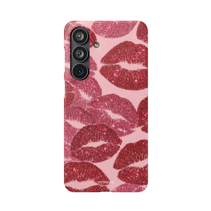 Pink Glitter Kiss Case
