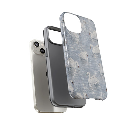 Swan Pattern Tough Case