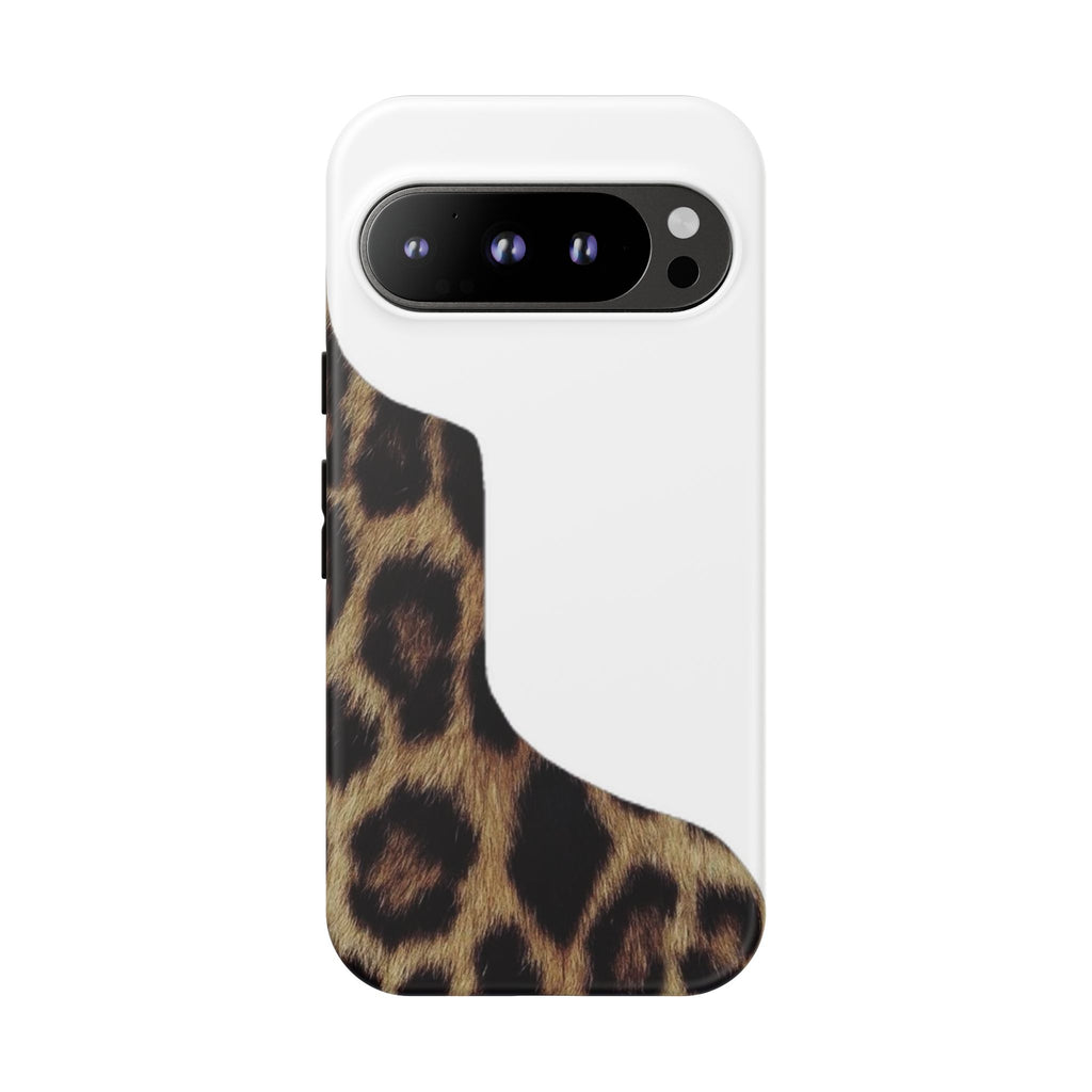 Half Cheetah Print Phone Case