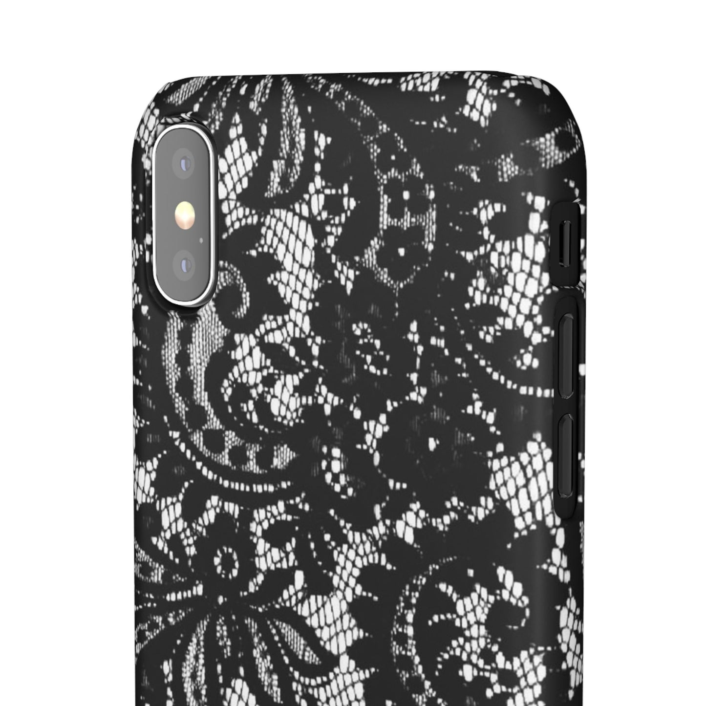 Black Lace Elegant Pattern Case