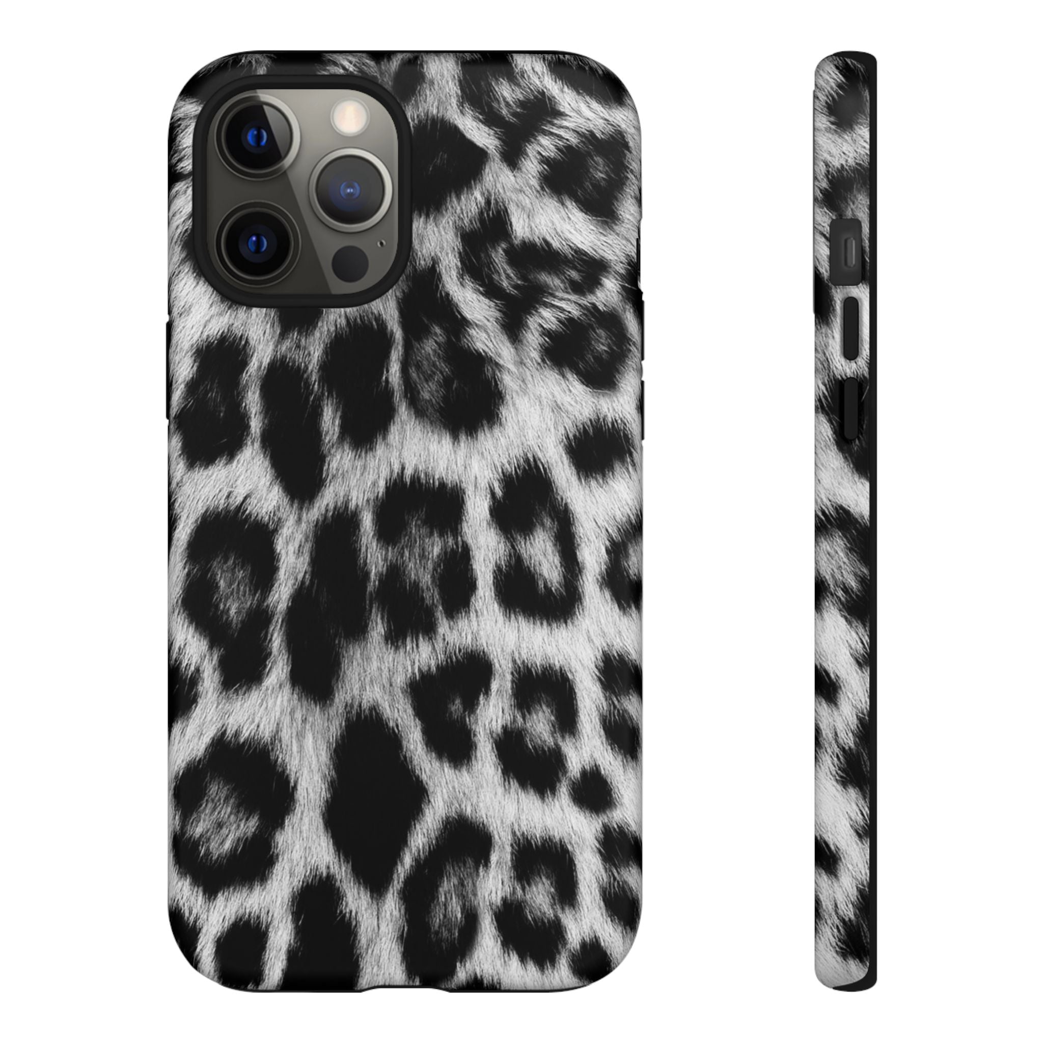 B&W Leopard Phone Case