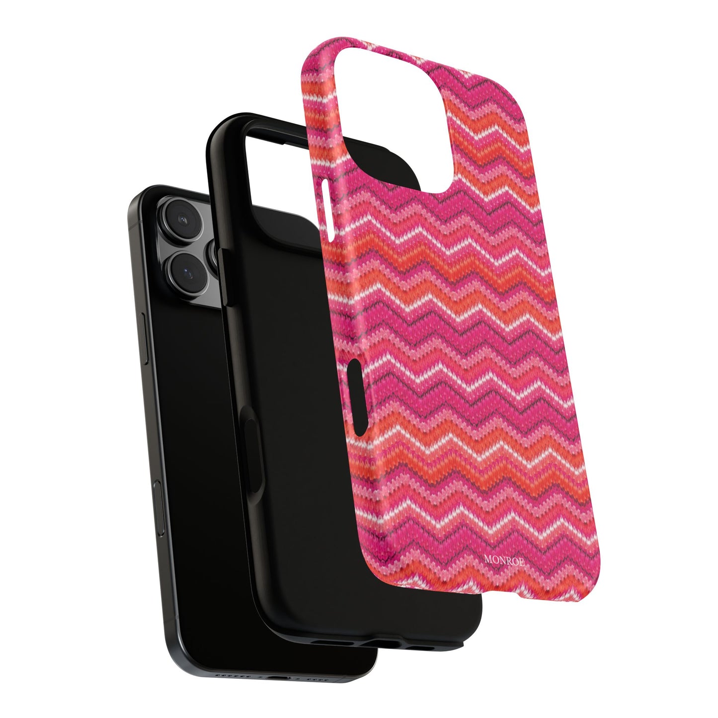Pink Zigzag Tough Case