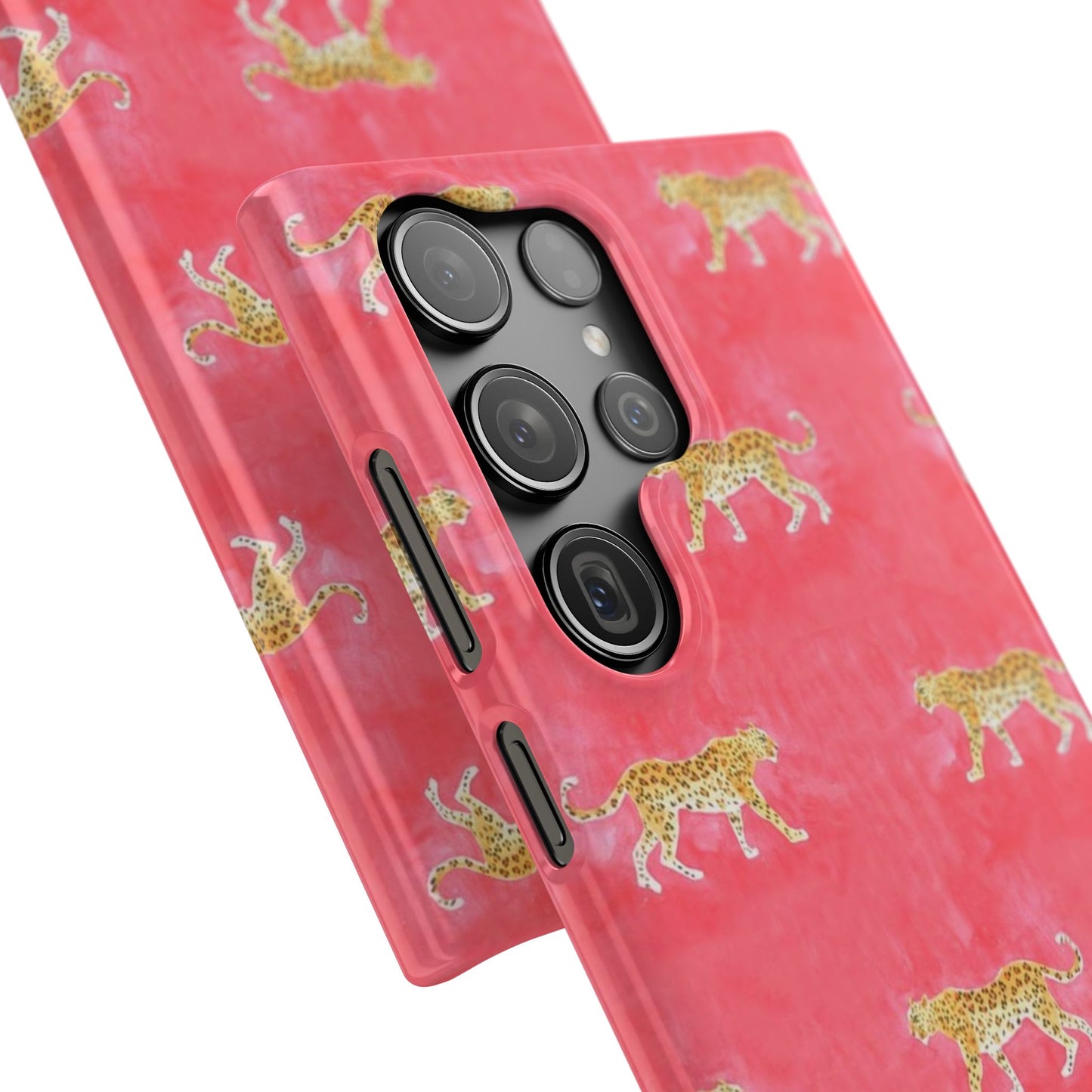 Pink Watercolor Leopard Case