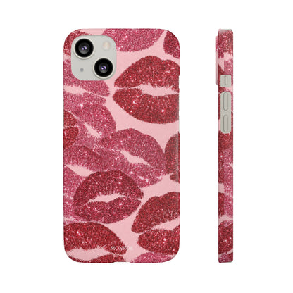 Pink Glitter Kiss Case