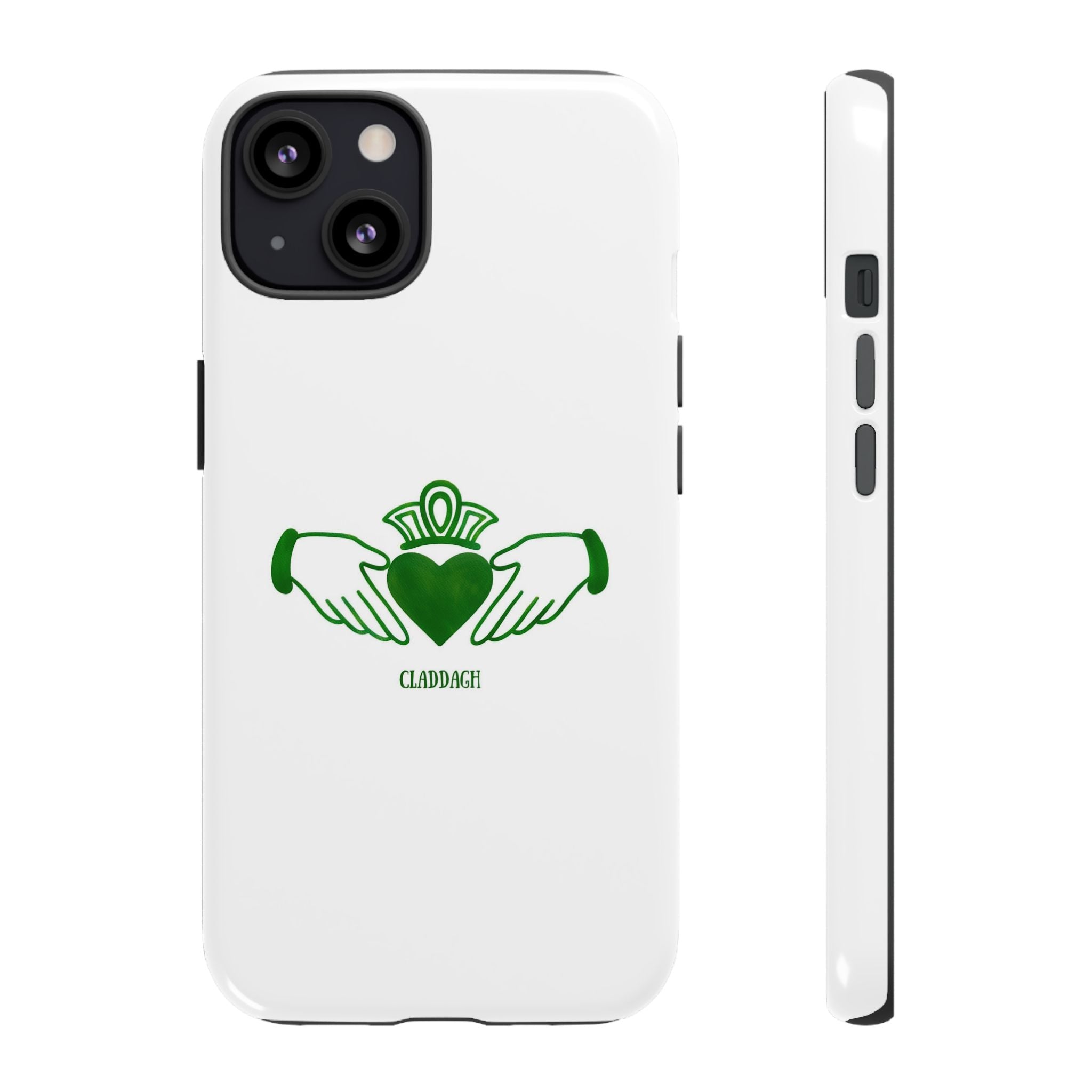 Irish Claddagh Symbol Green Tough Case