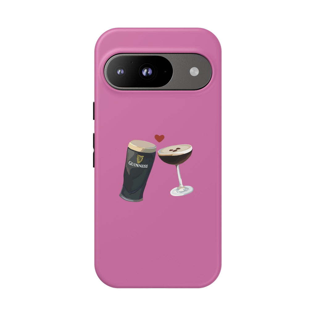 Pint & Wine Glass (Pink) Tough Case