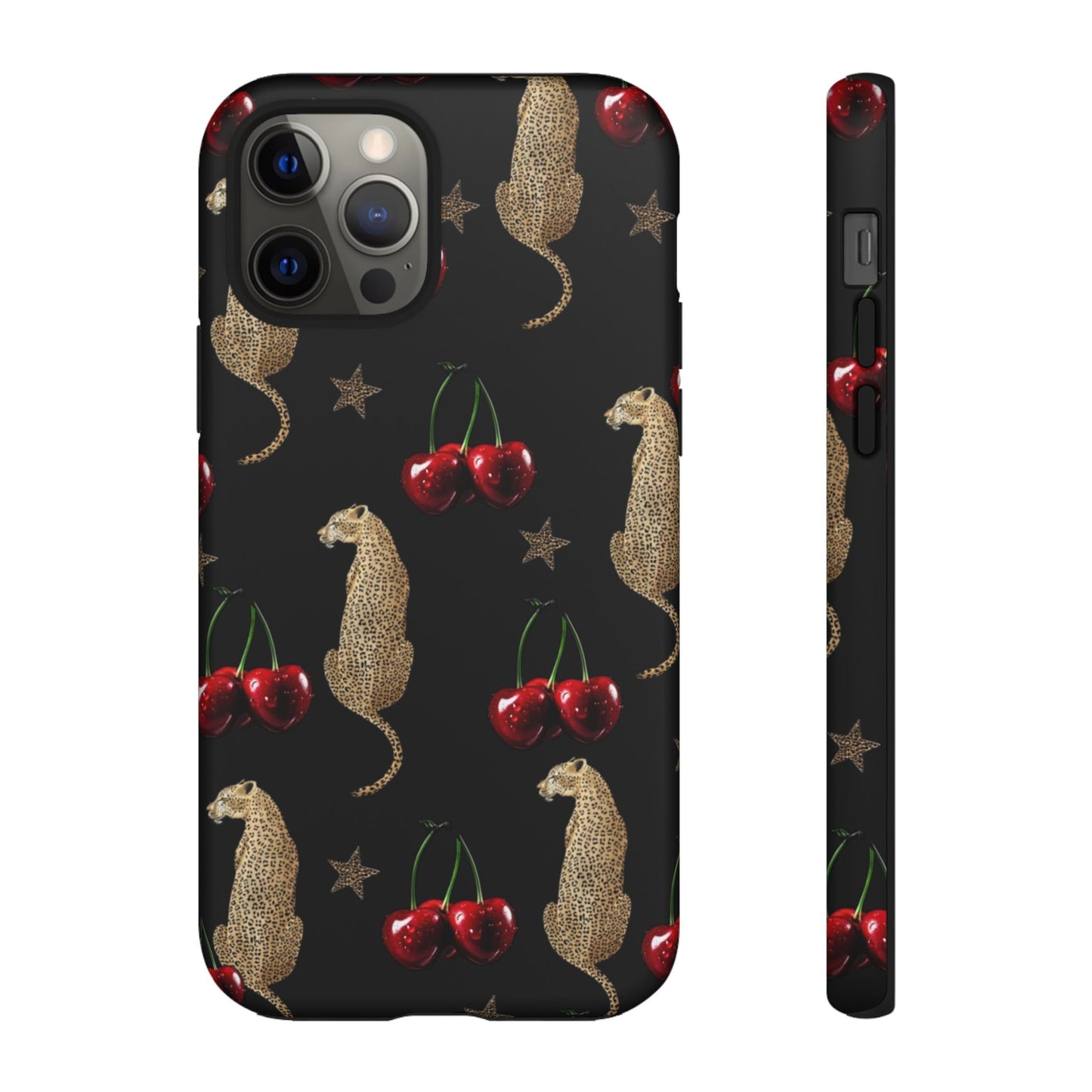 Leopard & Cherry Tough Case