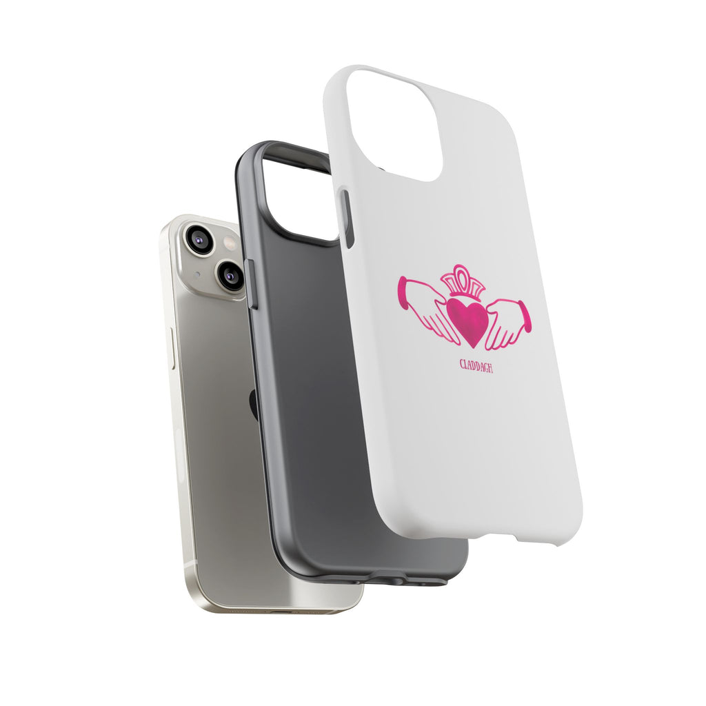 Pink Irish Claddagh Symbol Tough Phone Case