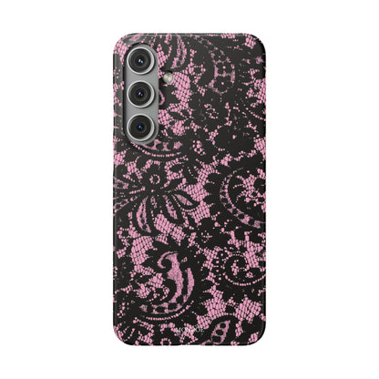 Pink Lace Pattern Case