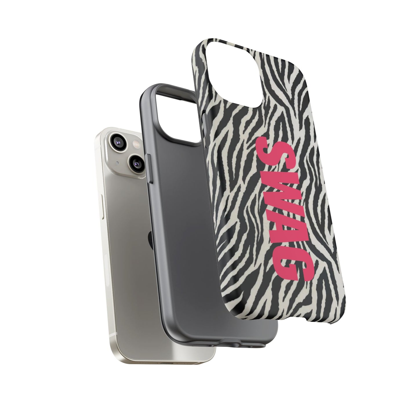 Zebra Print  "SWAG" Tough Case