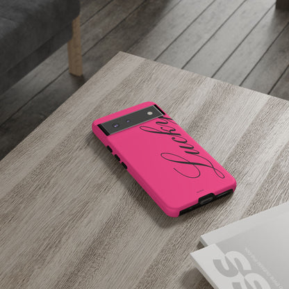 Hot Pink 'Lucky' Tough Case